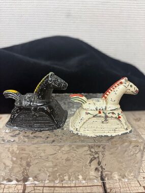 Rocking horse salt and pepper shakers